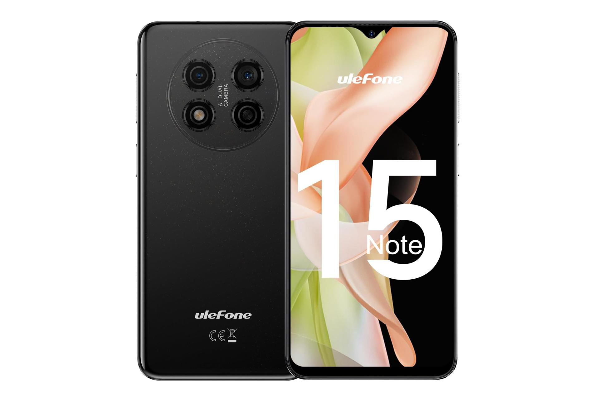گوشی موبایل یولفون Ulefone Note 15 مشکی