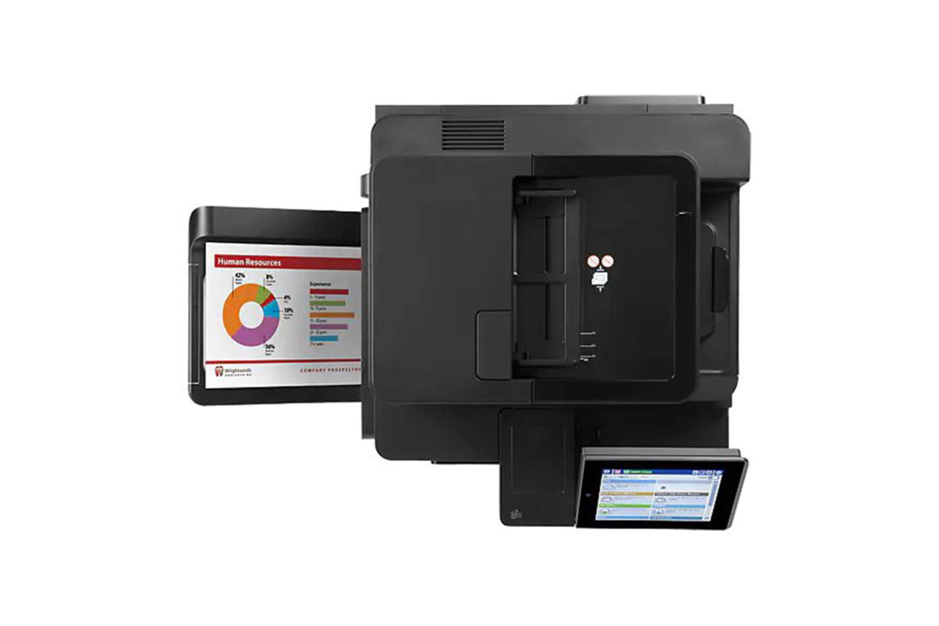 پرینتر اچ پی HP Color LaserJet Enterprise Flow MFP M680dn نمای بالا