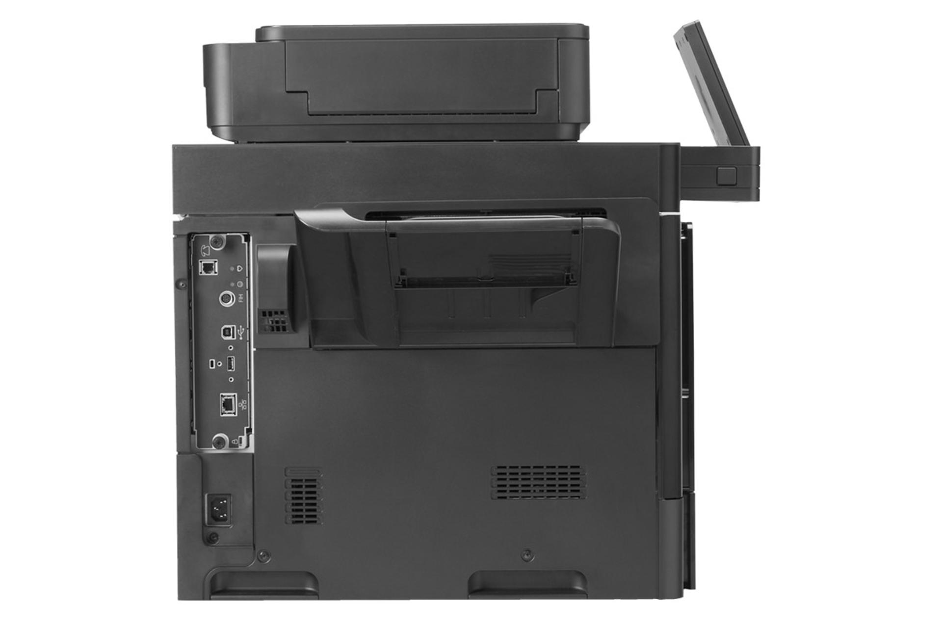 پرینتر اچ پی HP Color LaserJet Enterprise Flow MFP M680dn نمای پشت