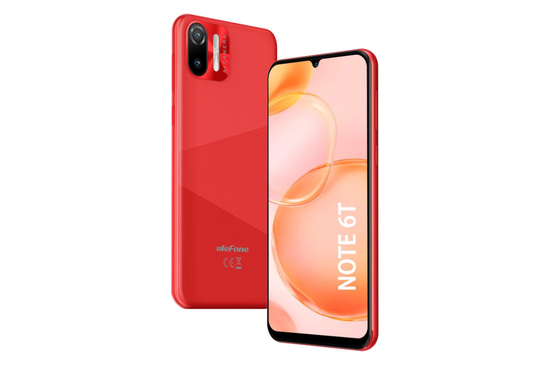 گوشی موبایل یولفون Ulefone Note 6T قرمز