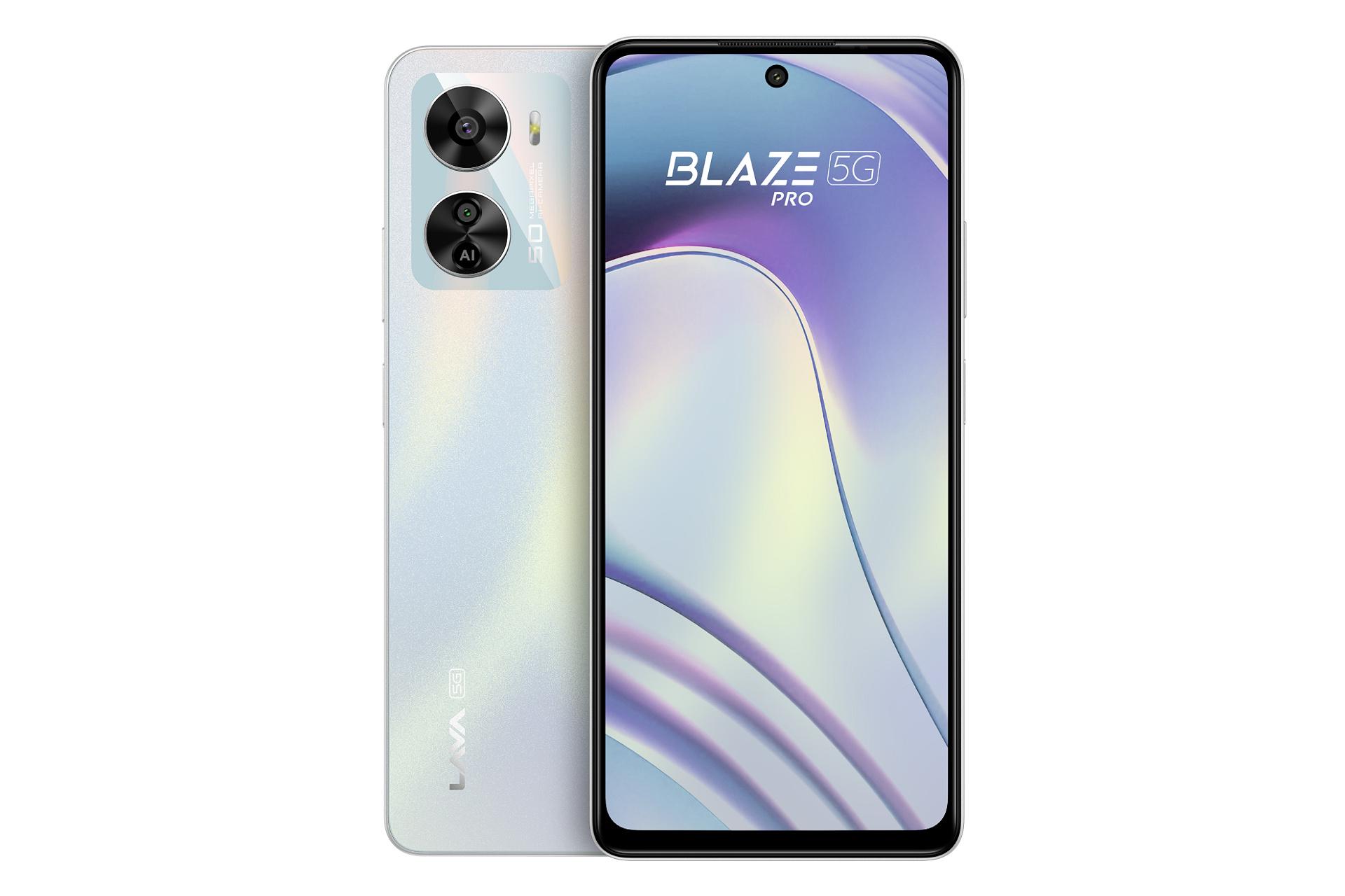 گوشی موبایل لاوا Lava Blaze Pro 5G نقره ای