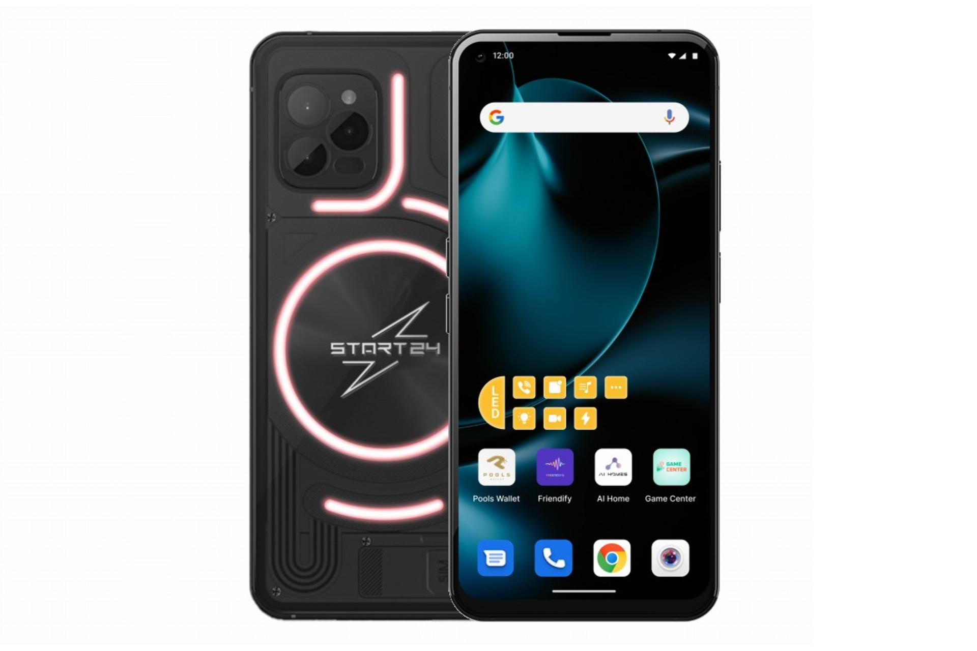 گوشی موبایل یونی هرتز Unihertz Start24 مشکی