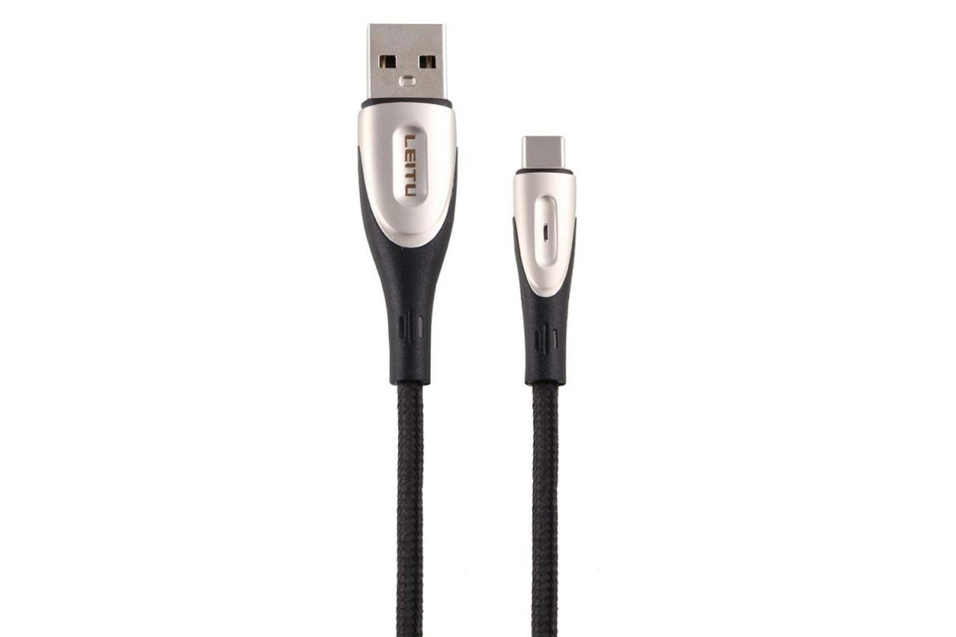 کابل شارژ USB لیتو Type-A به Type-C مدل LD-14 با طول 1 متر