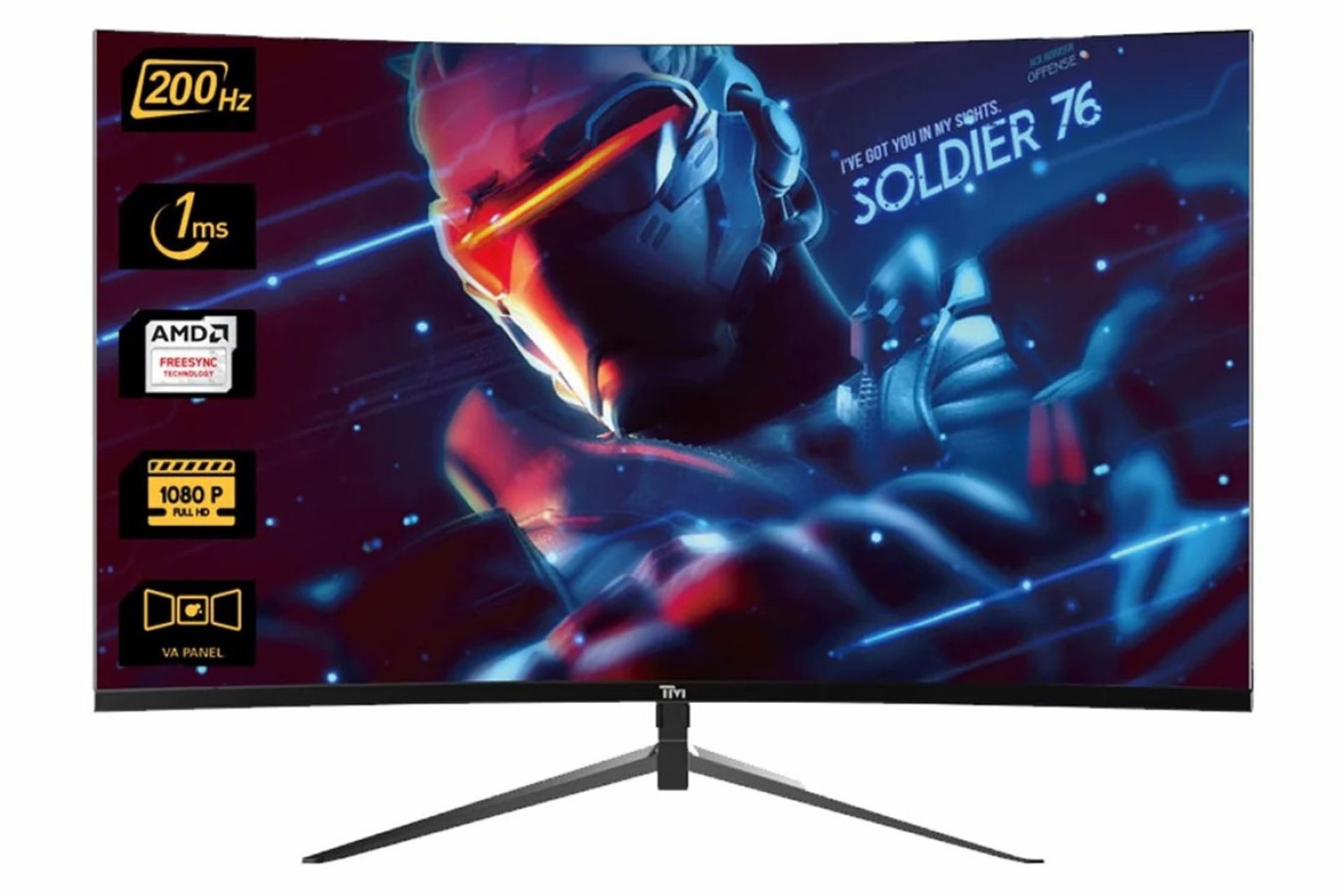 مانیتور تویستد مایندز 24 اینچ مدل TM24RFA نمای جلو