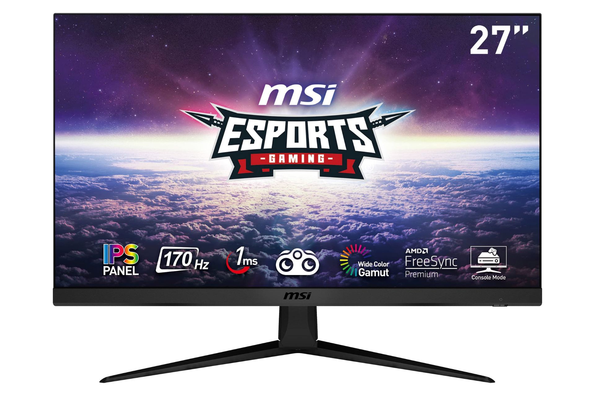 مانیتور ام اس آی 27 اینچ مدل G2712 نمای جلو