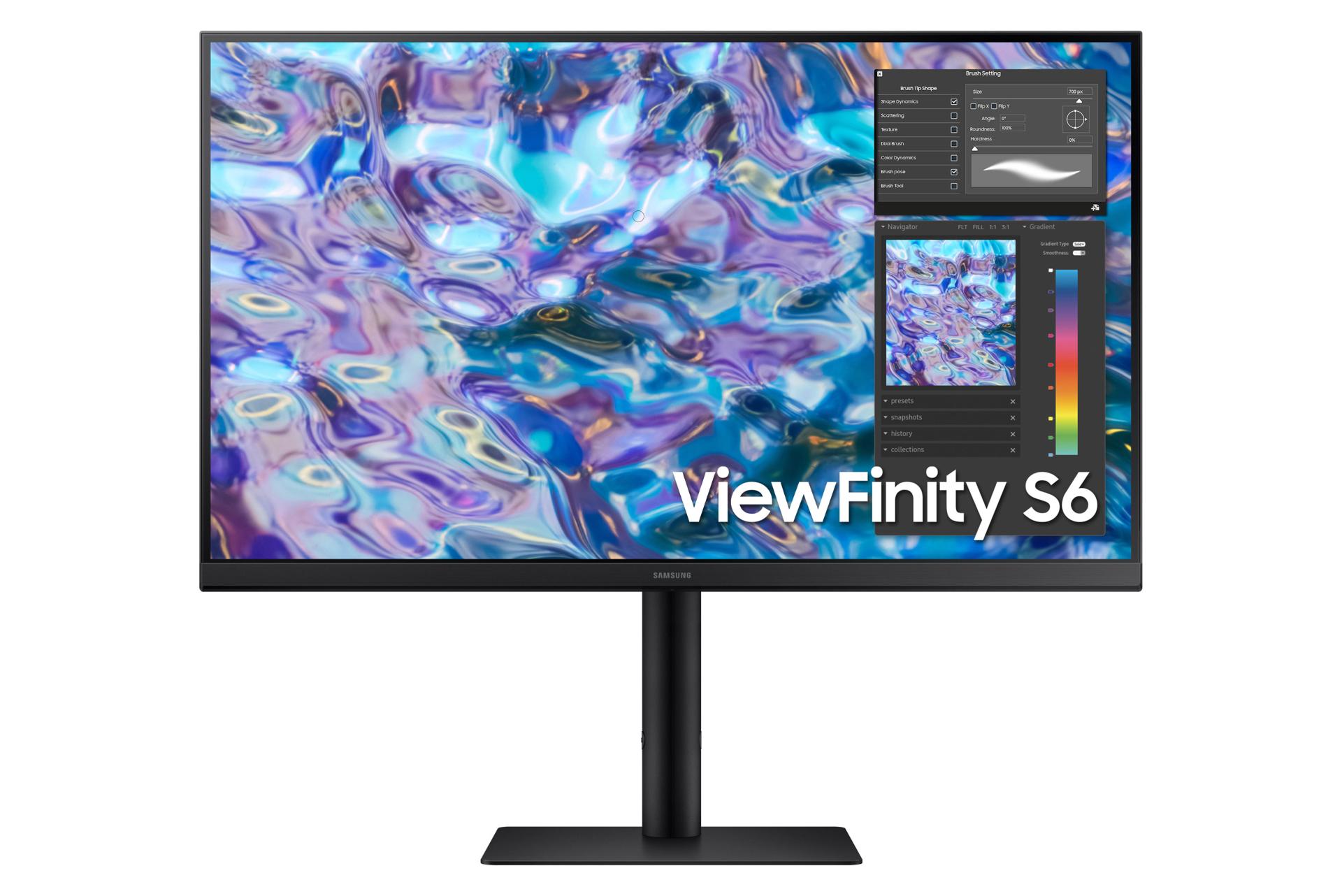 مانیتور سامسونگ 27 اینچ مدل ViewFinity S61B LS27B610EQNXZA نمای جلو