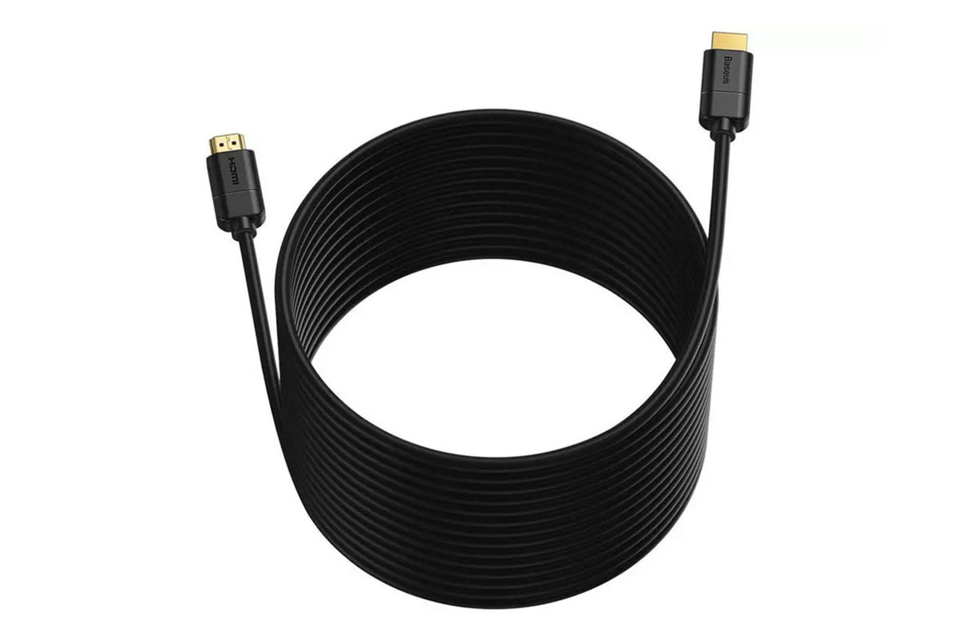 کابل HDMI باسئوس CAKGQ-E01 4K 60Hz نسخه 2.0 با طول 8 متر نمای کلی