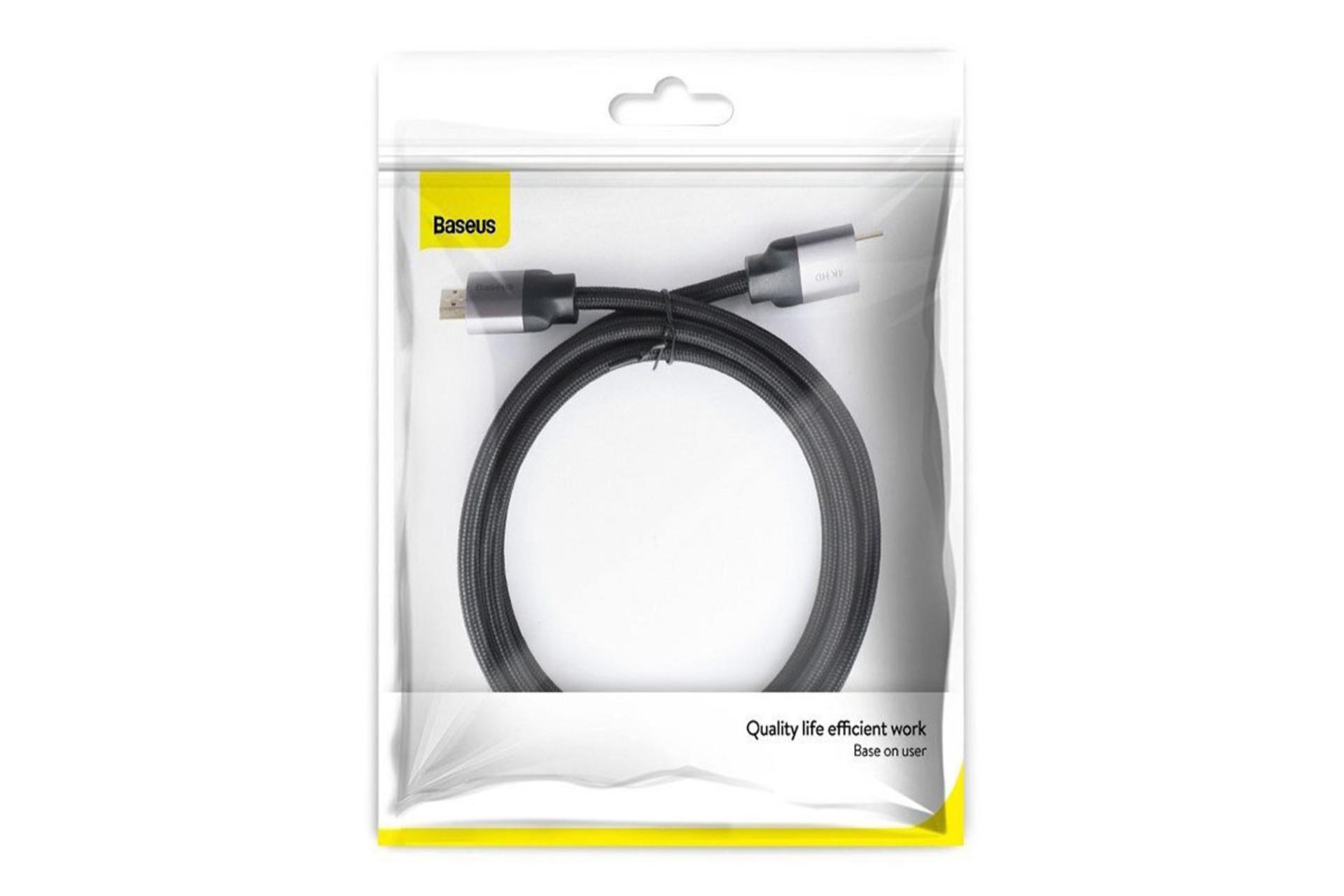 کابل HDMI باسئوس CAKSX D0G 4K 60Hz نسخه 2.0 با طول 3 متر نمای جعبه