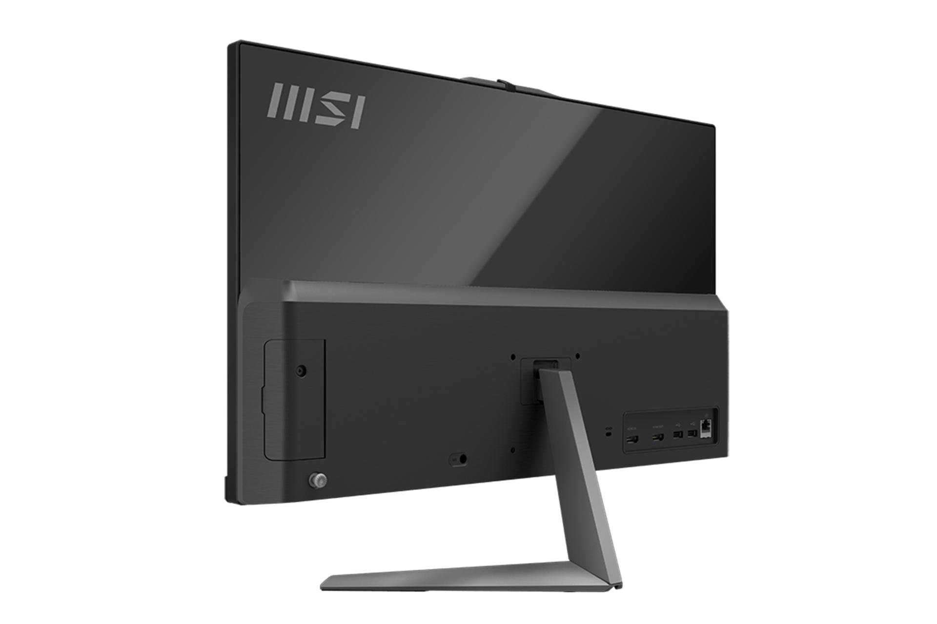 نمای پشت کامپیوتر آل این وان All in one MSI AM242 12M مشکی