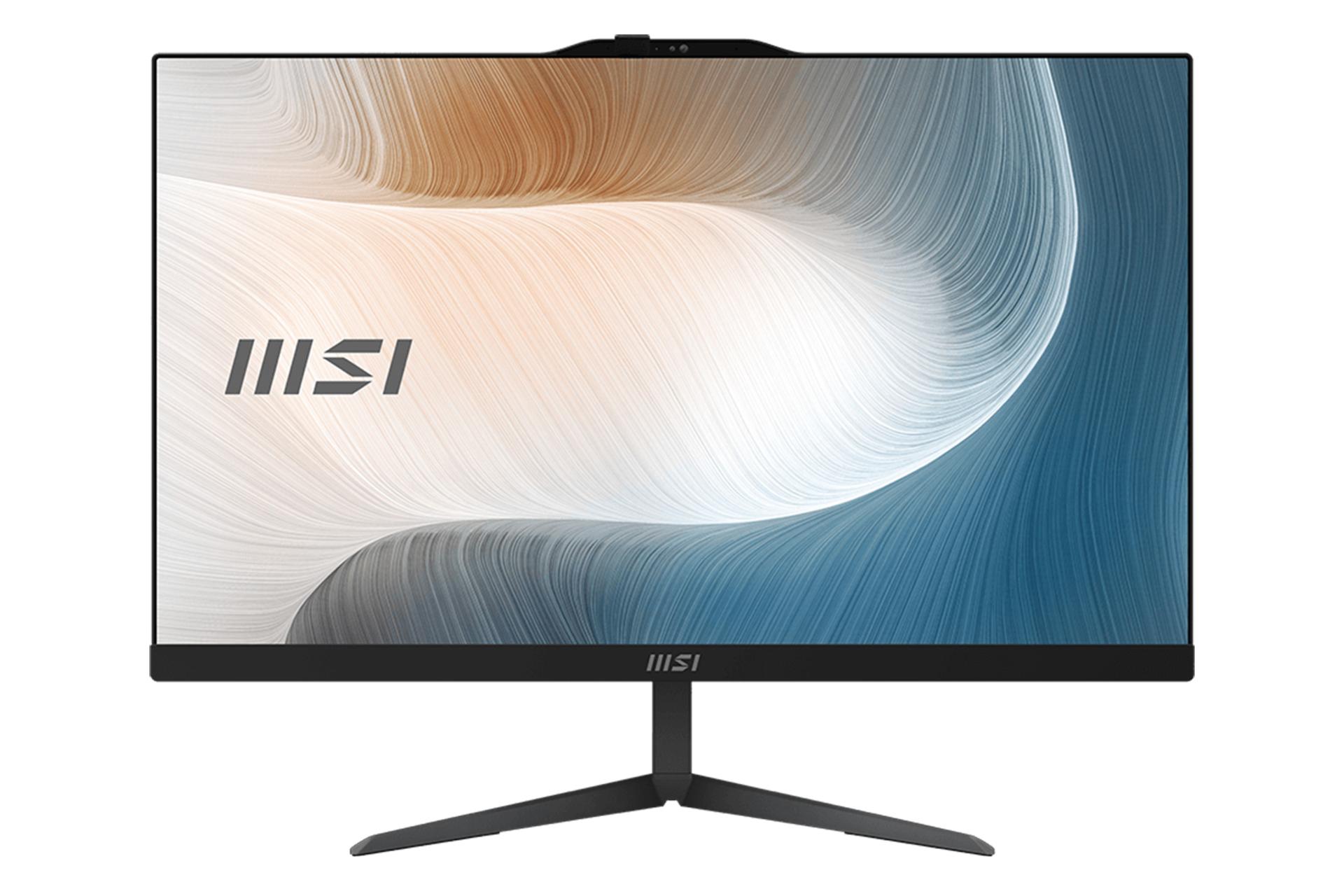 نمای رو به رو کامپیوتر آل این وان All in one MSI AM242 12M مشکی