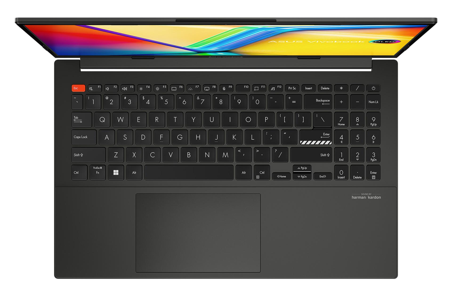 لپ تاپ ایسوس ASUS Vivobook S 15 OLED K5504VA نمای بالا