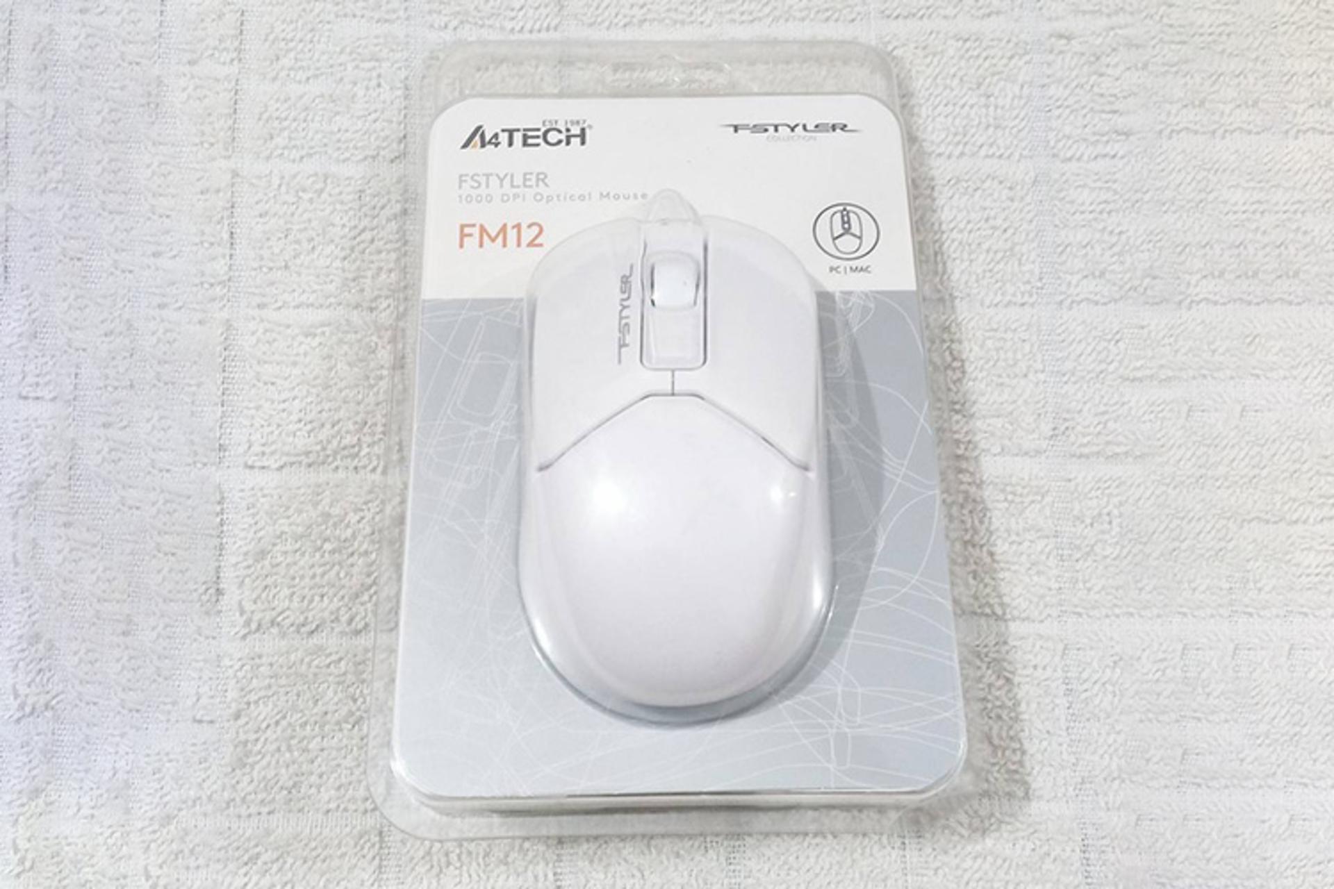بسته‌بندی ماوس ای فورتک A4TECH FM12