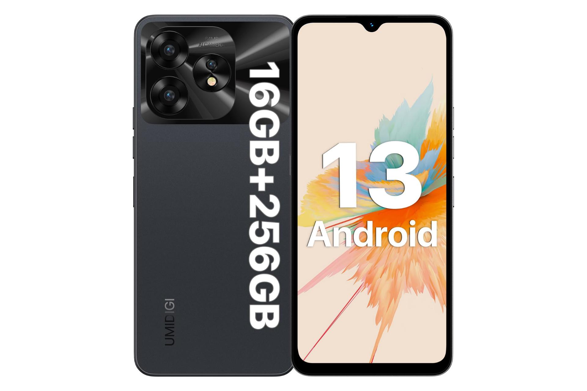 گوشی اومی دیجی UMIDIGI A15 مشکی