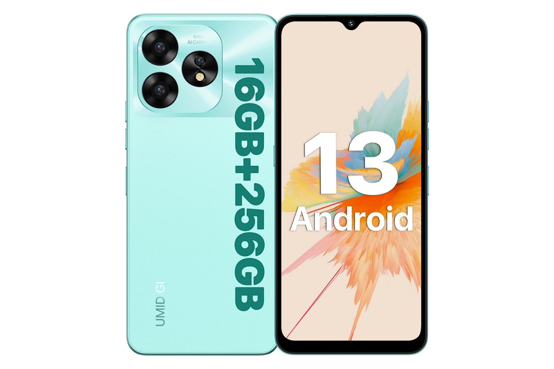 گوشی اومی دیجی UMIDIGI A15 سبز