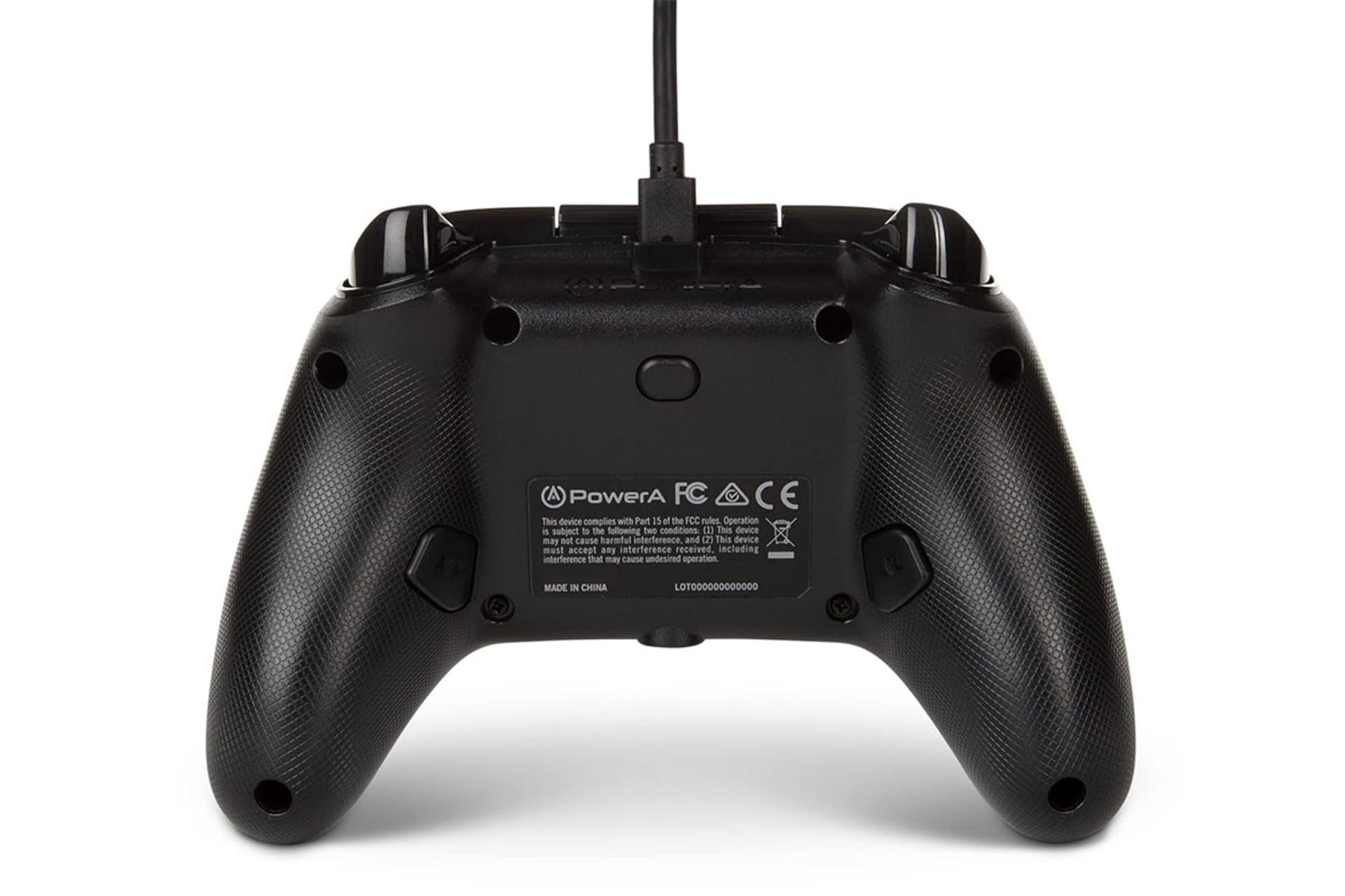 دسته بازی پاور ای PowerA Enhanced Wired Controller for Xbox Series X|S نمای پشت