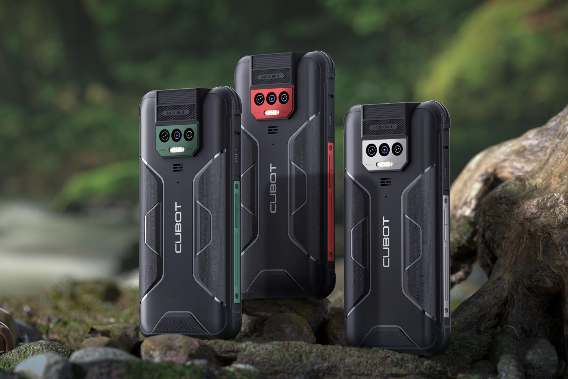 رنگ های مختلف گوشی موبایل کوبوت Cubot KingKong 8