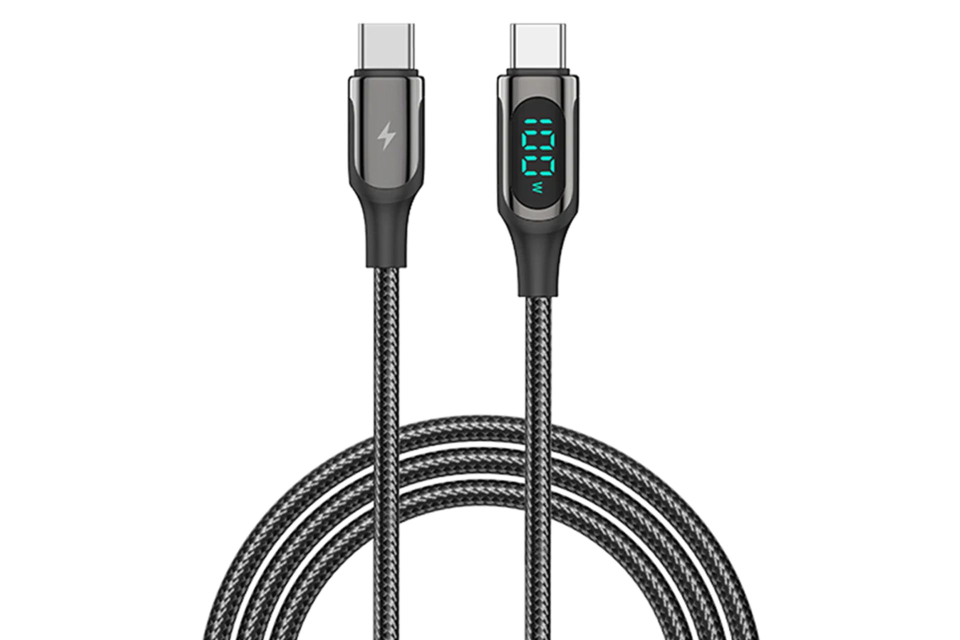 کابل شارژ USB رسی Type-C به Type-C مدل RTC-P10CC با طول 1 متر