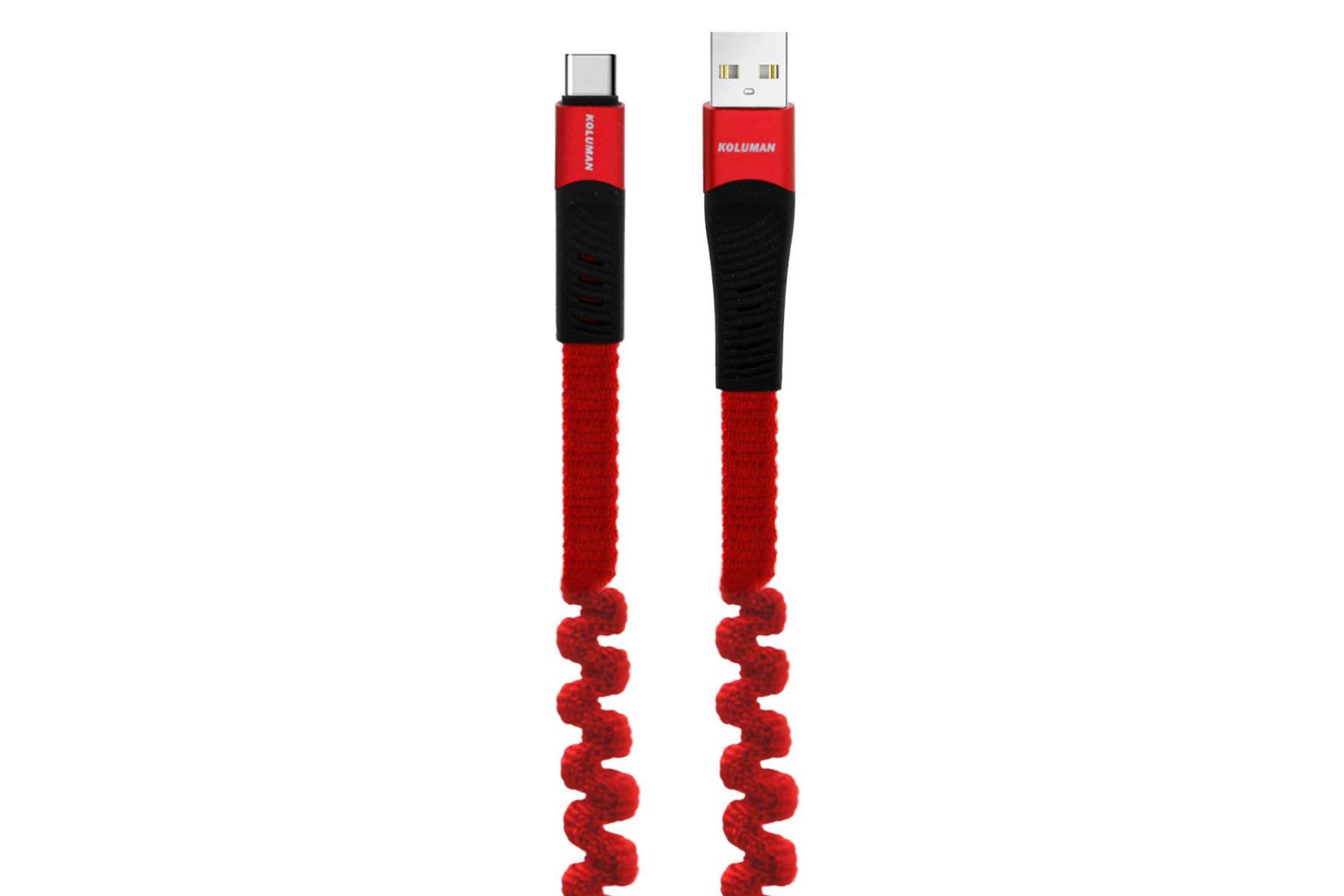 کابل شارژ USB کلومن Type-A به Type-C مدل KD-44 با طول 1 متر