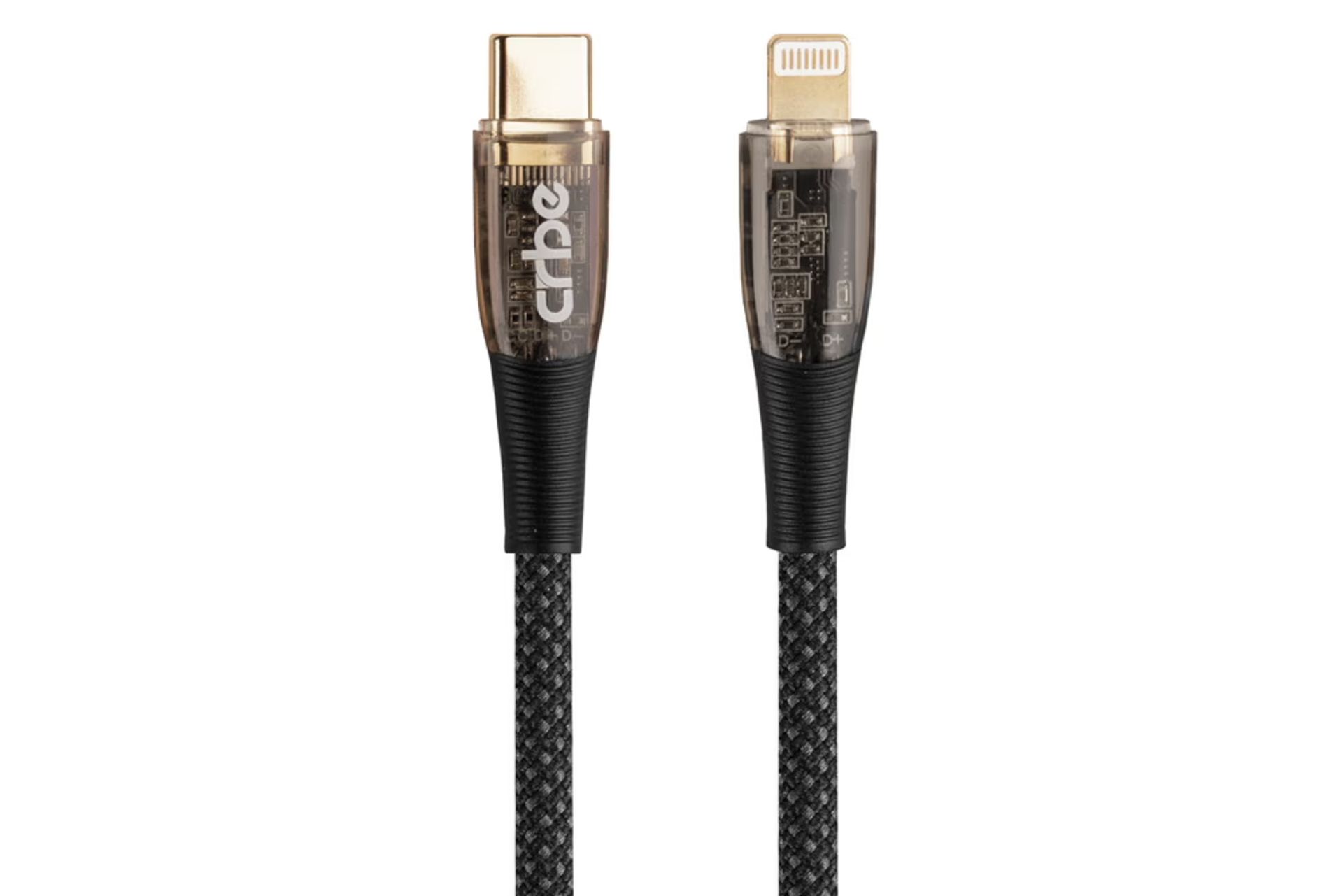 کابل شارژ USB کربی Type-C به Lightning مدل BE-C103 با طول 1.2 متر