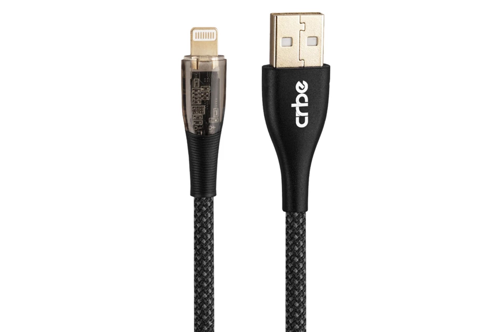 کابل شارژ USB کربی Type-A به Lightning مدل BE-C101 با طول 1.2 متر