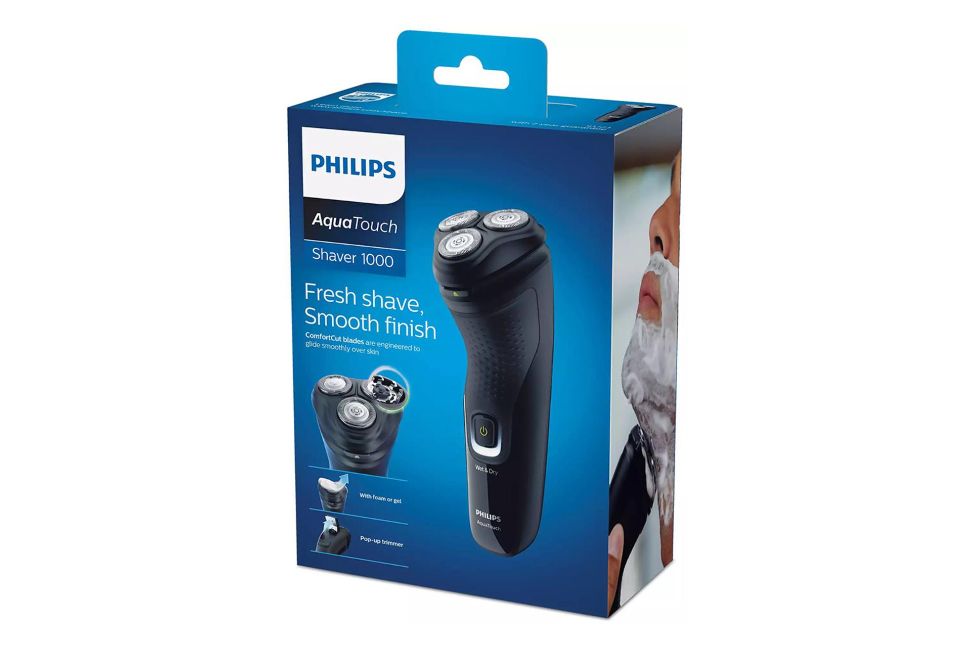 بسته بندی ماشین اصلاح و ریش نراش فیلیپس Philips S1223