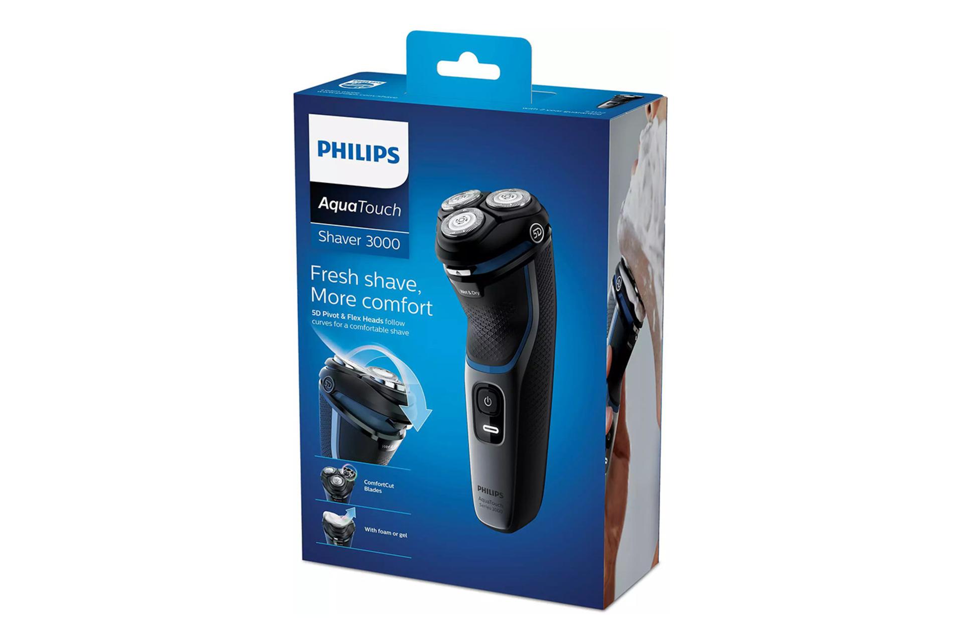 بسته بندی ماشین اصلاح و ریش تراش فیلیپس Philips S3122