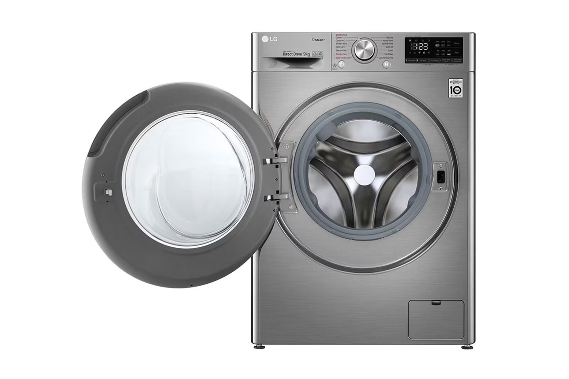 درب باز شده ماشین لباسشویی ال جی LG WM-L85NT