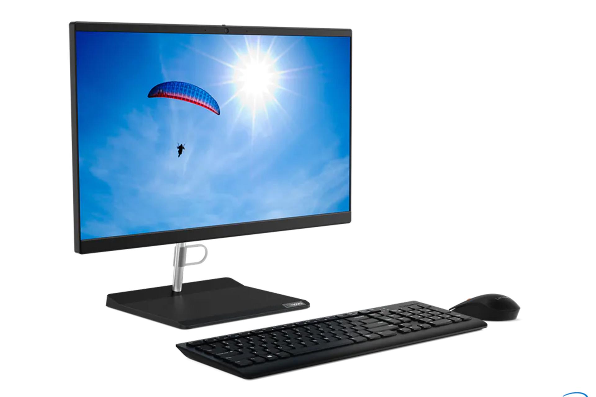 نمای نیمرخ کامپیوتر آل این وان All in One Lenovo V50a-22IMB