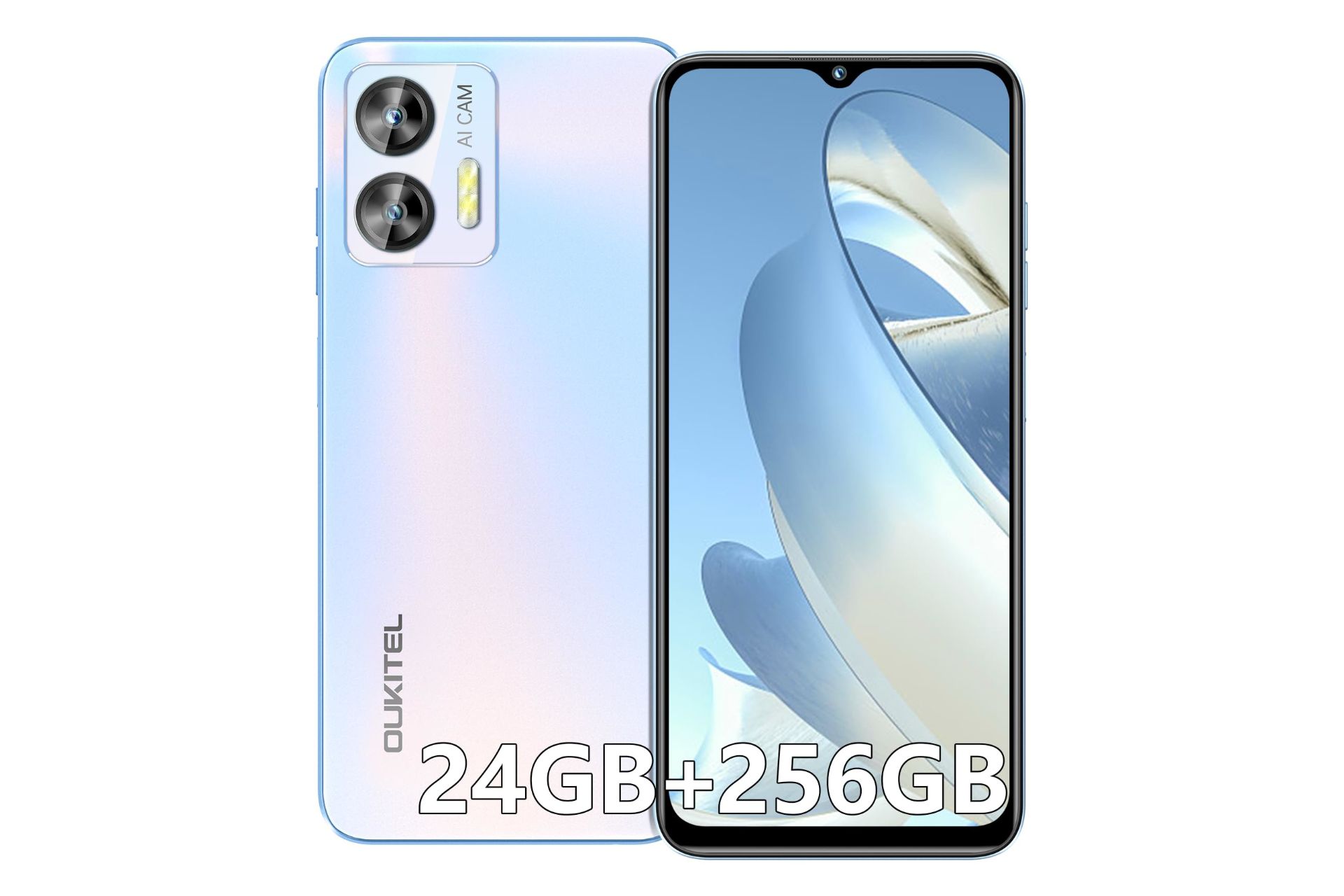 گوشی موبایل اوکیتل Oukitel C35 آبی روشن