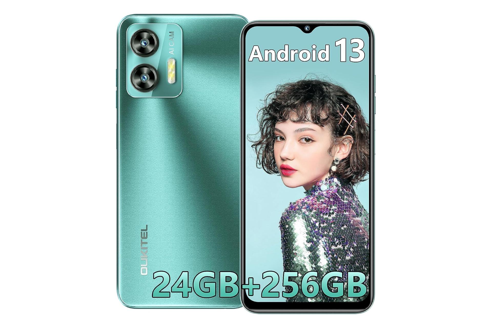 گوشی موبایل اوکیتل Oukitel C35 سبز