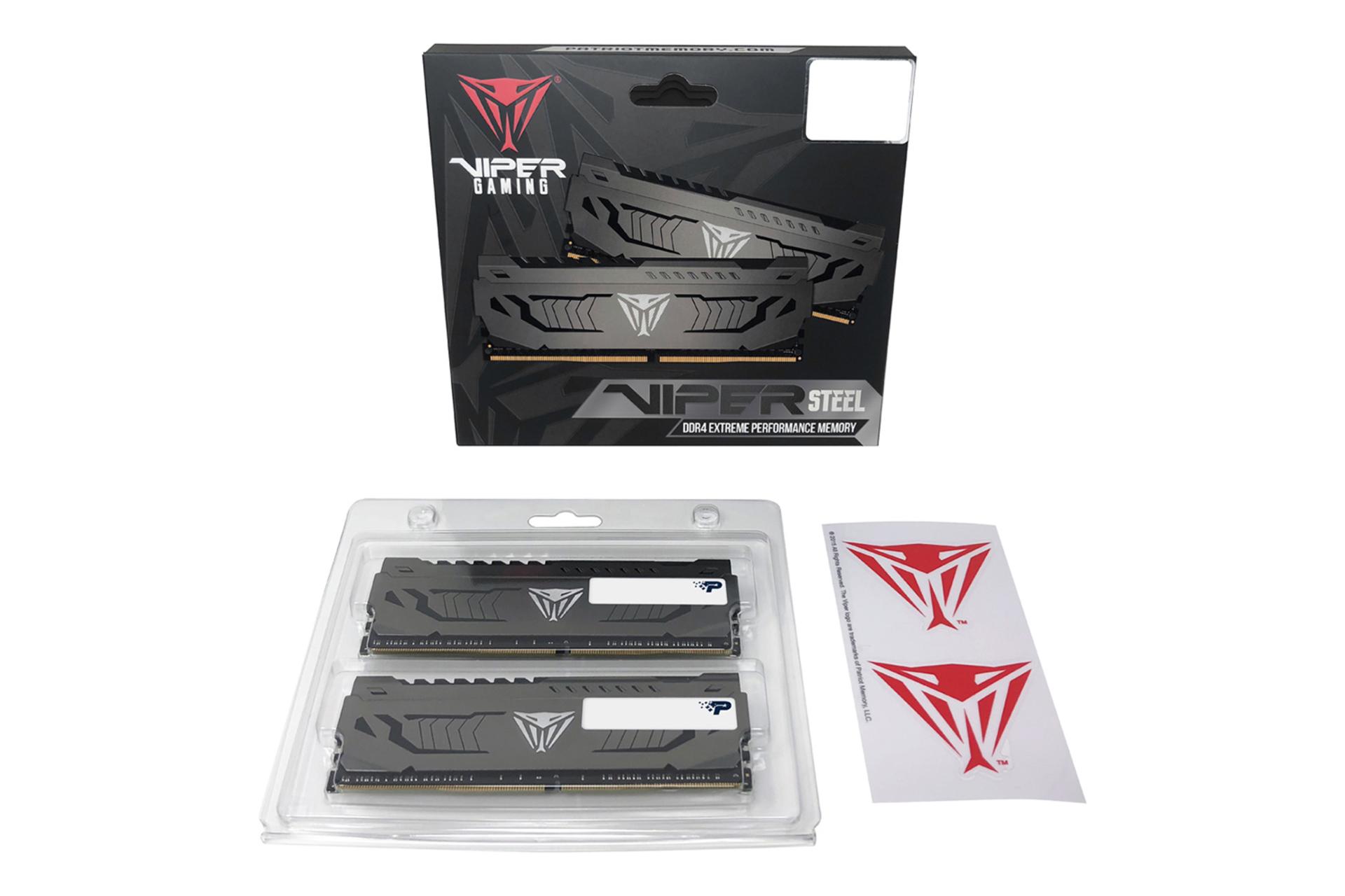 جعبه رم پاتریوت Patriot Viper Steel 16GB (2x8) DDR4-3600 CL18