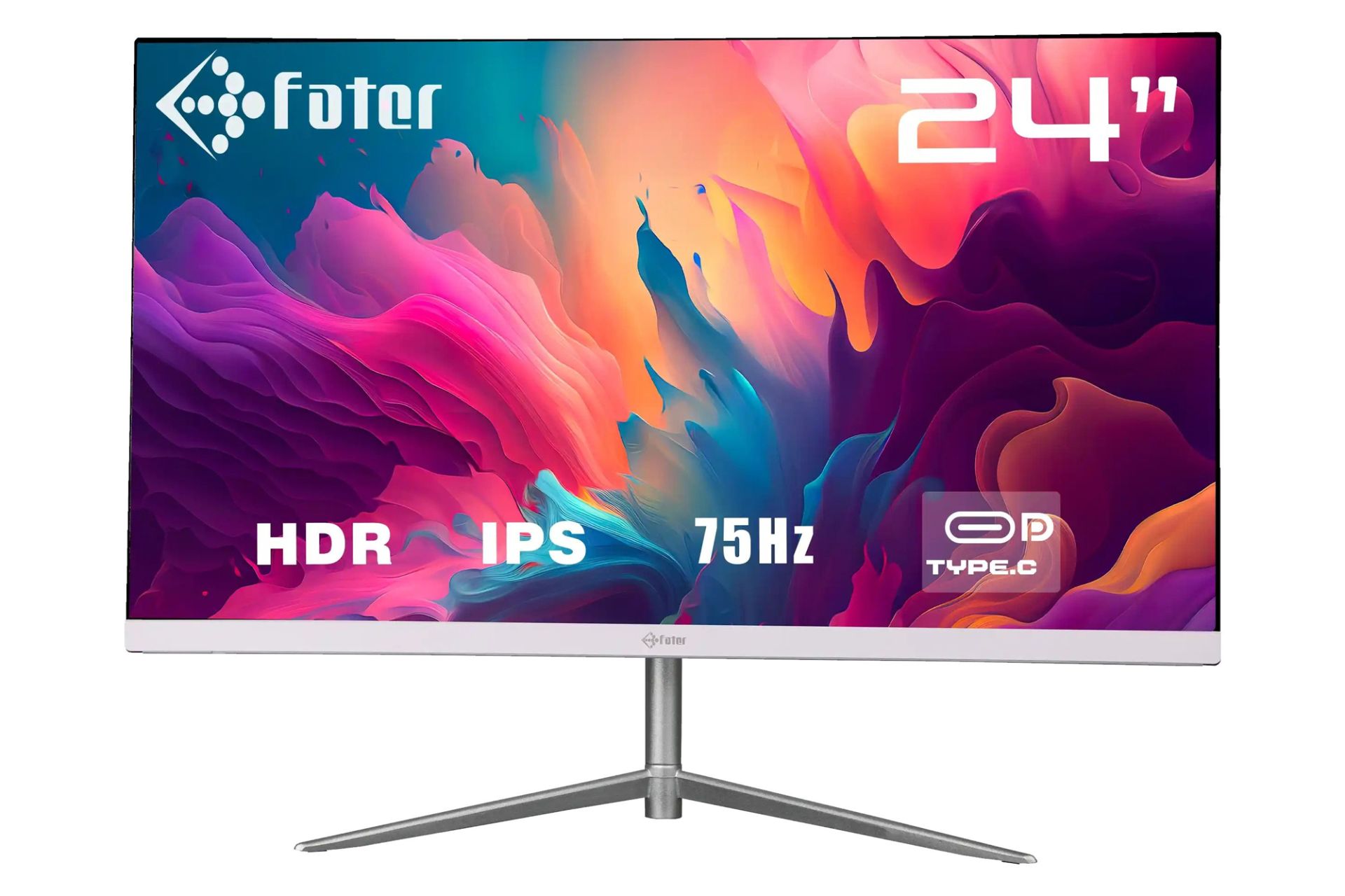 مانیتور فاطر 24 اینچ مدل F24-075W1 نمای جلو