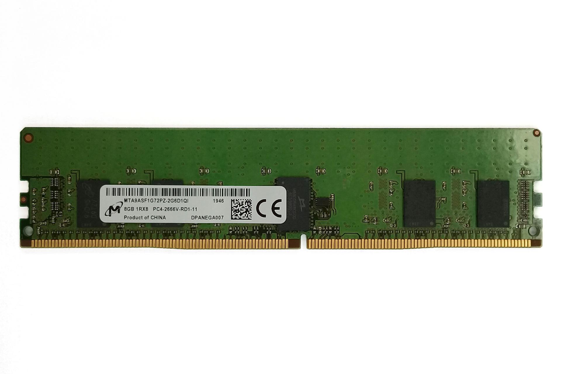 رم مایکرون Micron MTA9ASF1G72PZ-2G6D1Q 8GB DDR4-2666 CL19