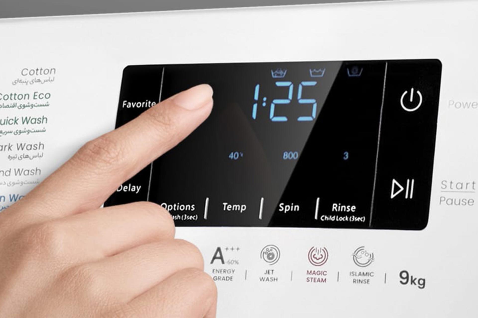 پنل لمسی ماشین لباسشویی اسنوا Snowa SWM-94W50