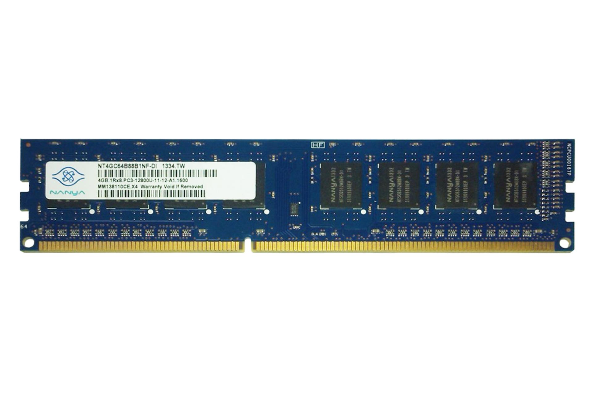 رم نانیا Nanya NT4GC64B88B1NF-DI 4GB DDR3-1600 CL11
