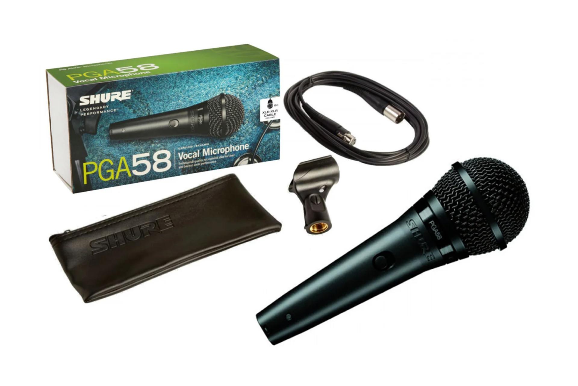 اقلام همراه میکروفون شور PGA58