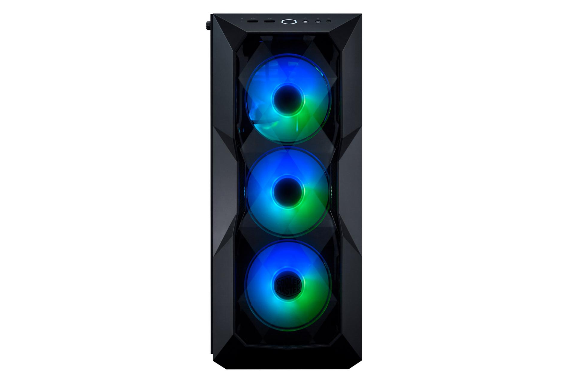 مرجع متخصصين ايران كيس كامپيوتر كولر مستر MASTERBOX TD500 CRYSTAL نماي جلو