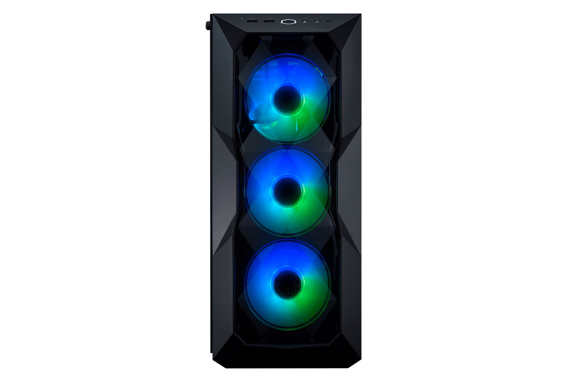 کیس کامپیوتر کولر مستر MASTERBOX TD500 CRYSTAL نمای جلو