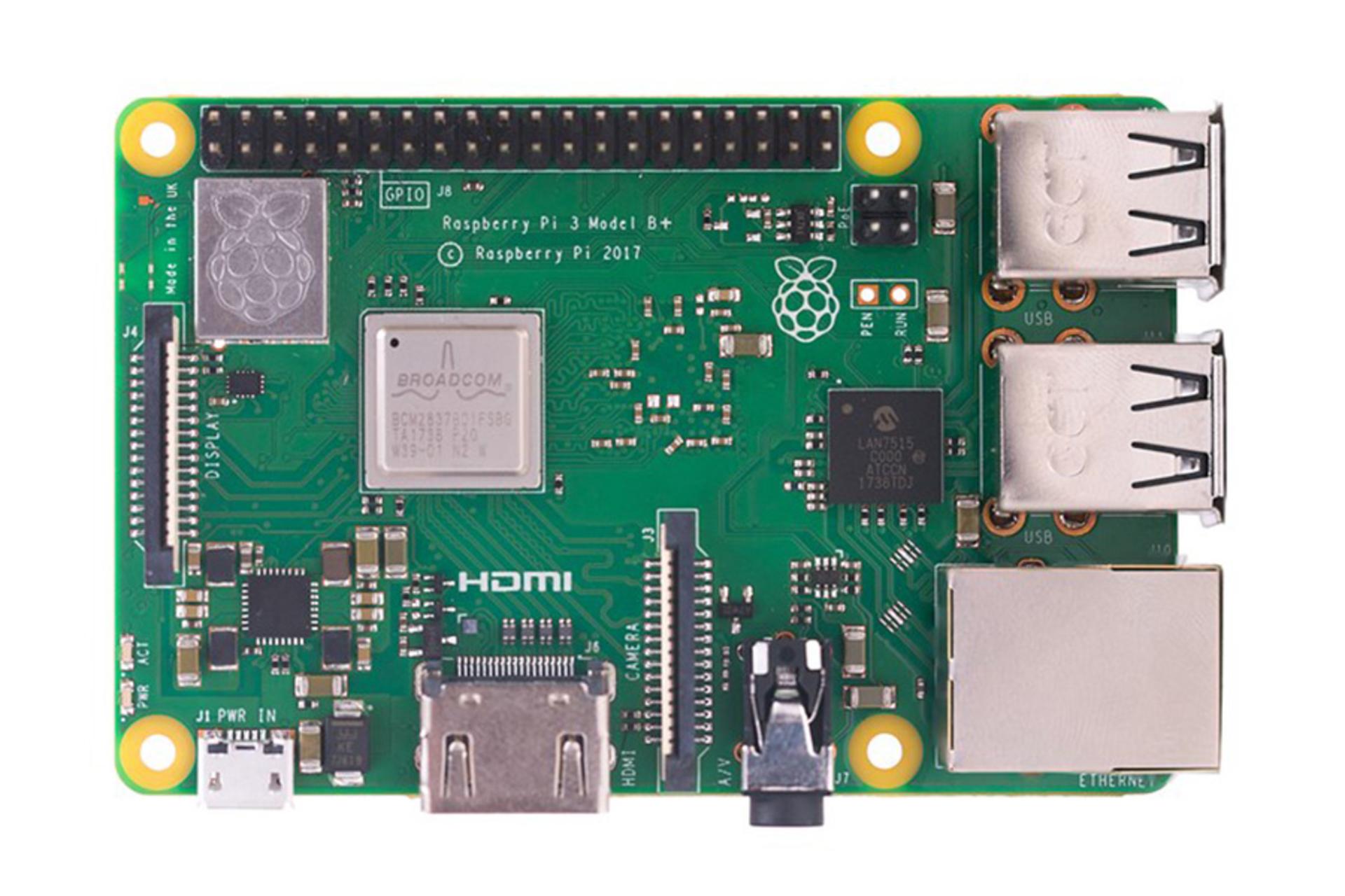 کامپیوتر کوچک Raspberry Pi 3 Model B+