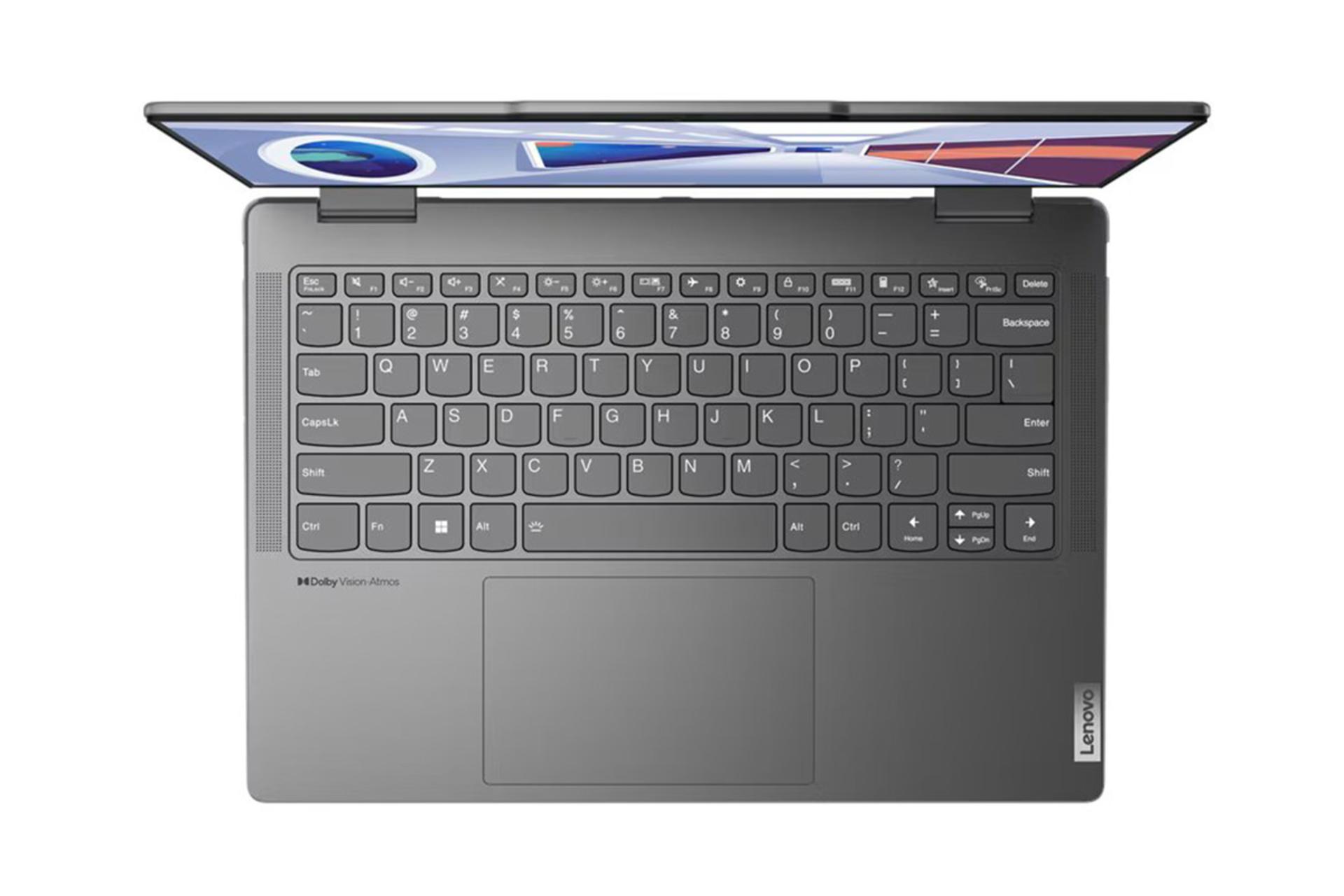 لپ تاپ لنوو Lenovo Yoga 7 14IRL8 نمای بالا