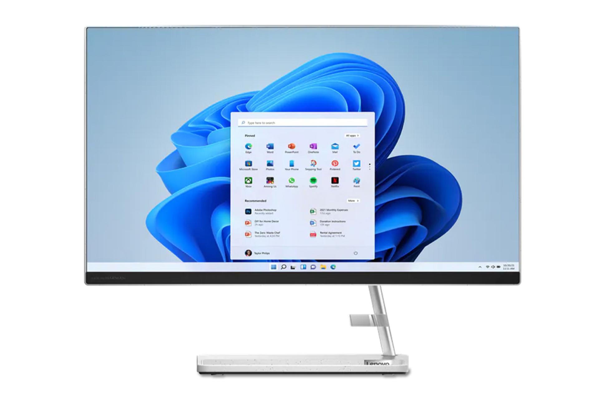 کامپیوتر همه کاره Lenovo IdeaCentre AIO 3 24IAP7 سفید