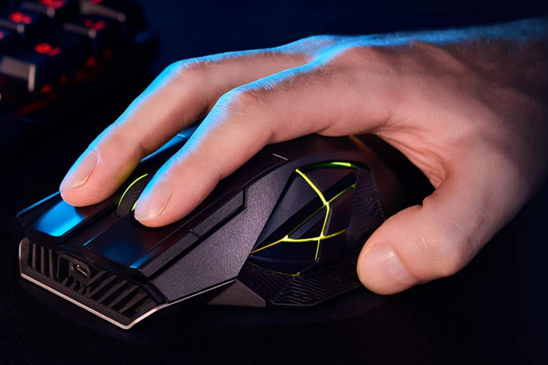 نمای جلوی ماوس ایسوس ASUS ROG Spatha X