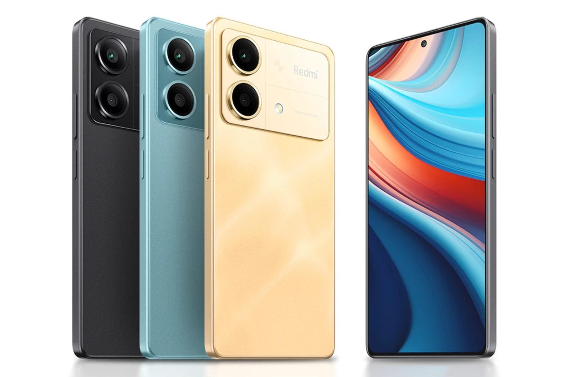 رنگ های مختلف گوشی موبایل ردمی نوت 13R پرو شیائومی / Xiaomi Redmi Note 13R Pro