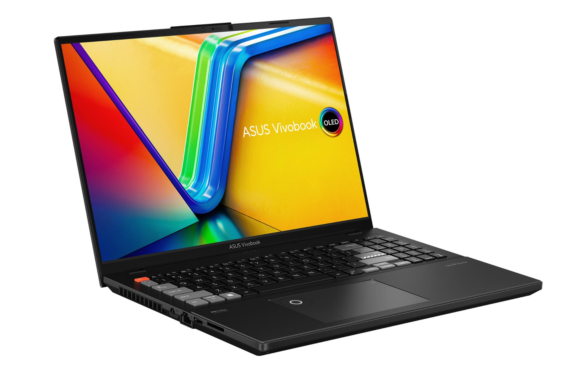 لپ تاپ ایسوس ASUS VivoBook Pro 16X K6604JI نمای چپ رنگ مشکی