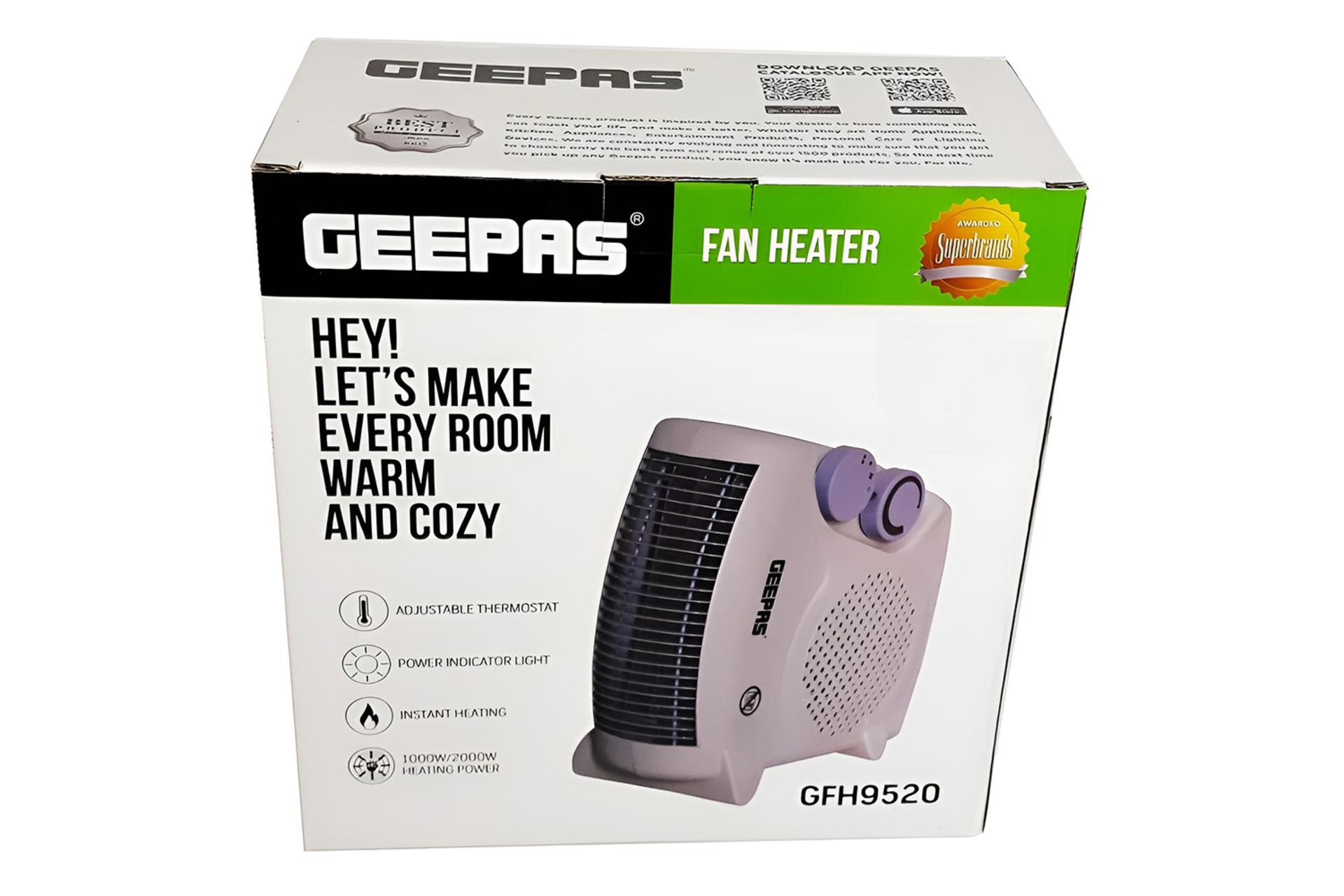 جعبه بخاری برقی جی پاس GEEPAS GFH9520
