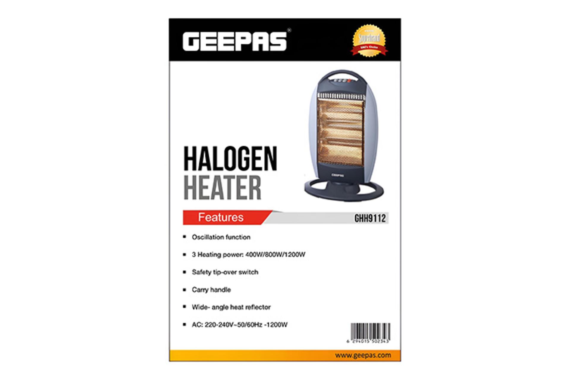 مشخصات کلی و امکانات بخاری برقی جی پاس GEEPAS GHH9112