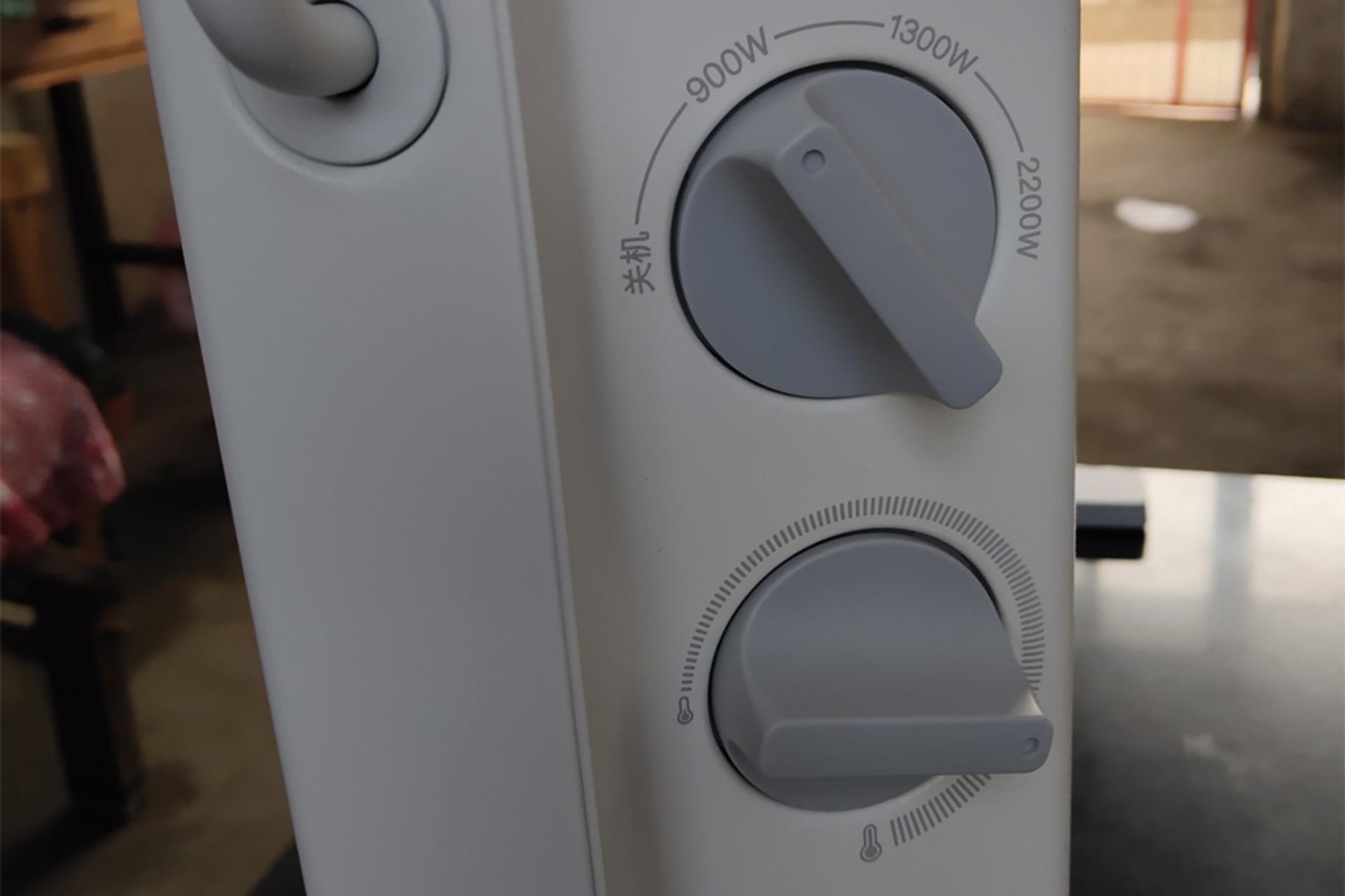 کلیدهای کنترل توان و دمای بخاری برقی شیائومی Xiaomi KRDNQ03ZM