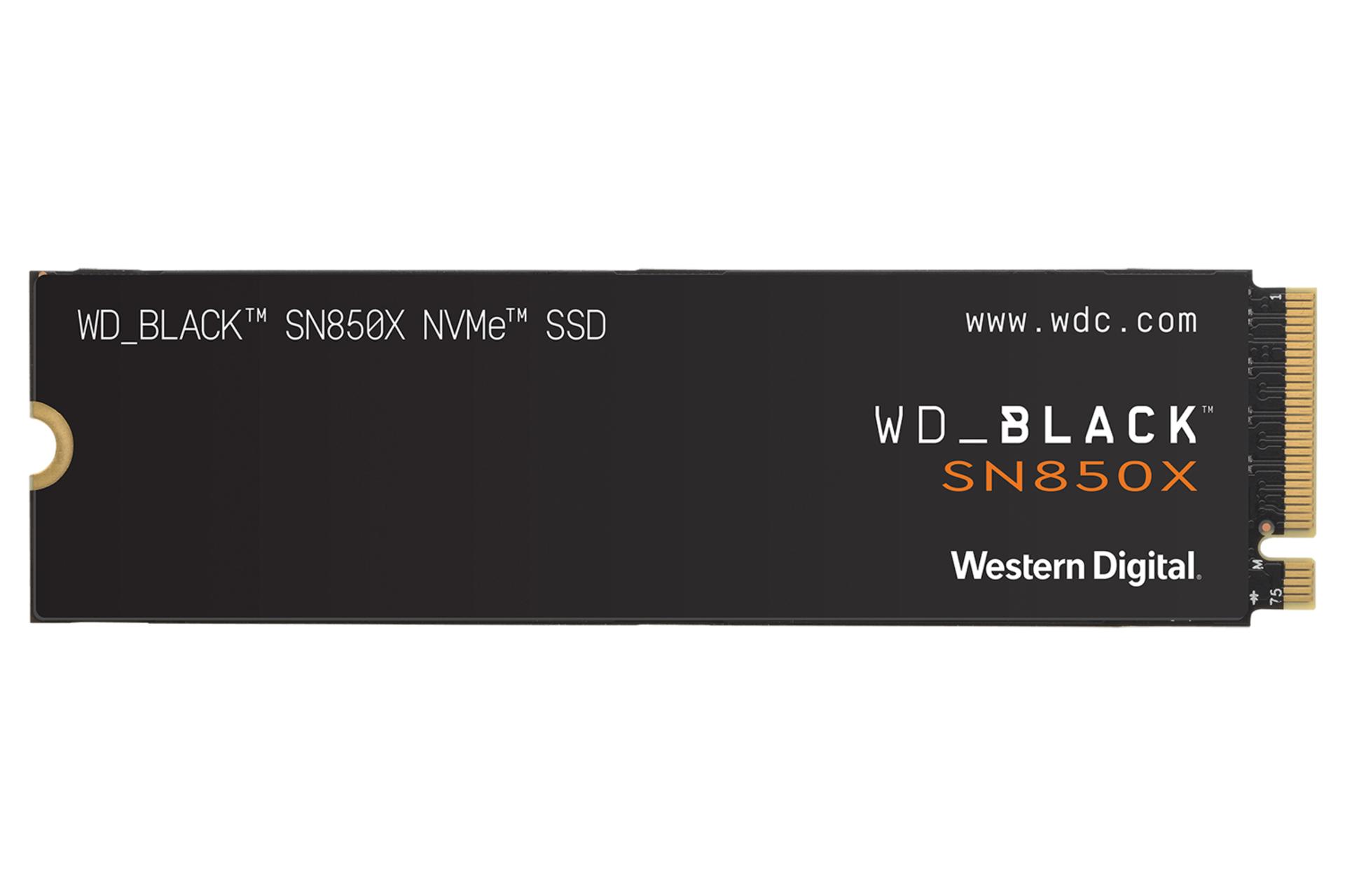 ابعاد و اندازه اس اس دی وسترن دیجیتال Black SN850X NVMe M.2 ظرفیت 1 ترابایت
