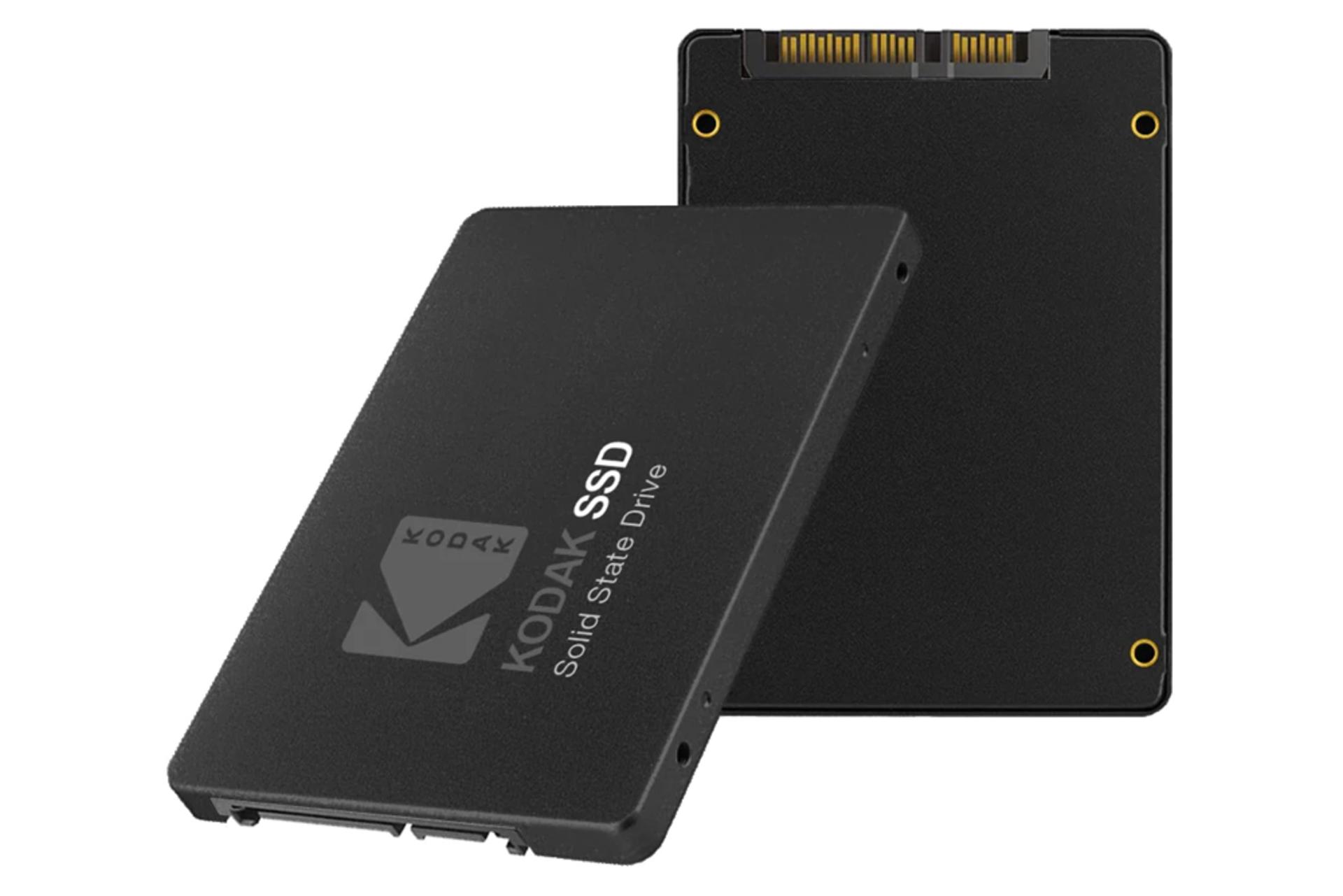 نمای بالا، پایین و کانکتور اس اس دی کداک X130 Pro SATA 2.5 Inch ظرفیت 1 ترابایت