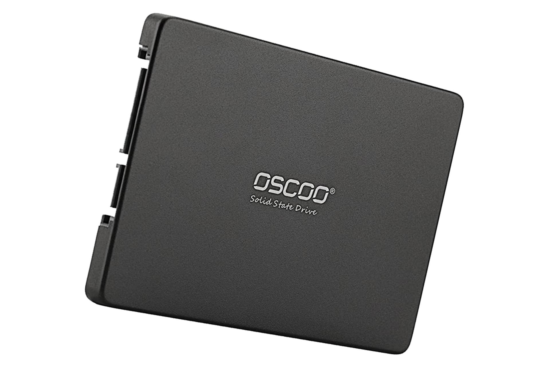 نمای کناری و اتصال اس اس دی اسکو BLACK 001 SATA 2.5 Inch ظرفیت 120 گیگابایت